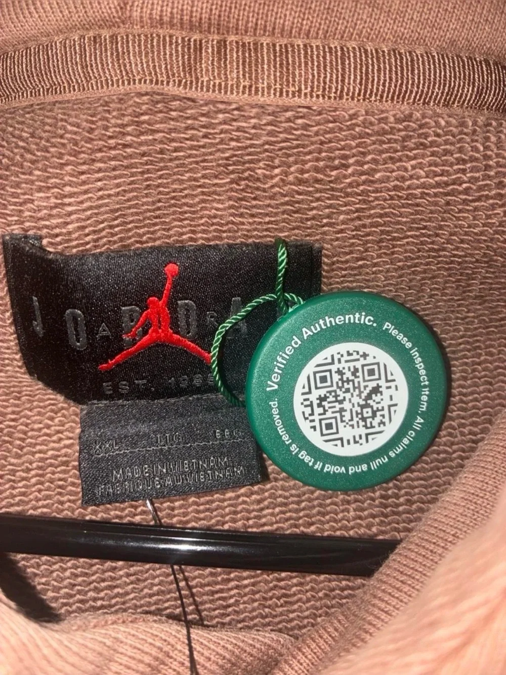 Jordan x cactus Jack Brown Embroidered Cactus Hoodie - Men